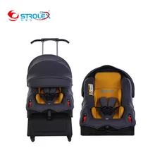 Детская коляска из алюминиевого сплава с Isofix, пятиточечное автомобильное кресло с жестким интерфейсом, переднее детское автомобильное кресло, От 0 до 12 лет