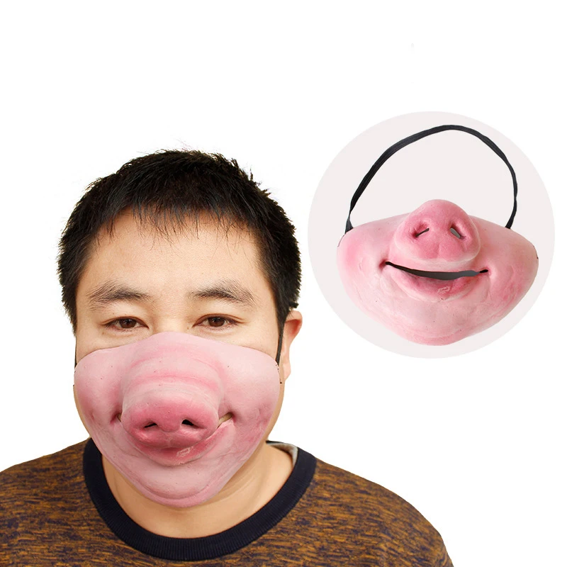 Buy Half Face Clown Latex Masks Funny Scary Mask For