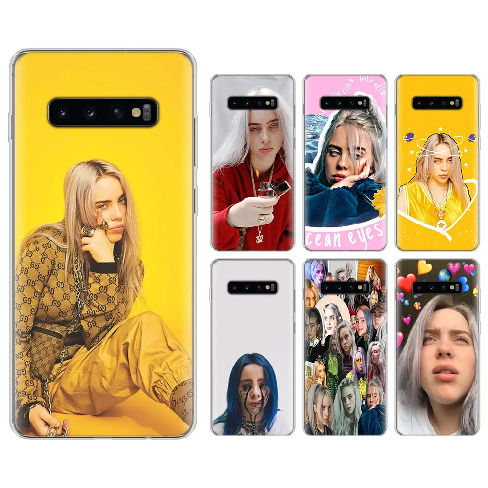 

Billie Eilish Music Singer Silicone case for Samsung Galaxy S8 S9 S10 S10 Plus M10 M20 S6 S7 edge TPU Soft Phone cases cover
