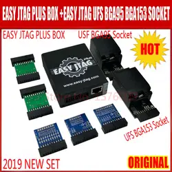 2019 новый оригинальный легкий j-tag plus коробка + легкий JTAG UFS BGA-95 + легкий JTAG UFS BGA-153 адаптер гнезд