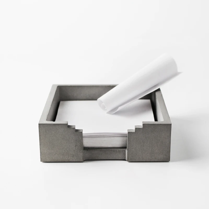 Нордическая простая коробка для цемента, силиконовая форма, Настольная декоративная пепельница, бетонный поднос