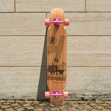 KOSTON pro light weight dancing style longboard completes for girl use, long skateboard for girl board walking