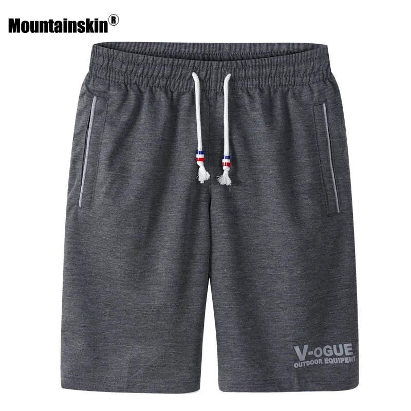

Mountainskin Summer Men's Shorts Breathable Elastic Waist Jogger Casual Beach Shorts Fitness Male Board Shorts Plus Size SA614