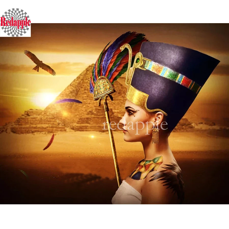 

Full,Diamond Embroidery,Diamond Mosaic,5D,Diamond Painting Egypt,Retro woman,3d pictures,image,Stitch Cross,3D,Crafts