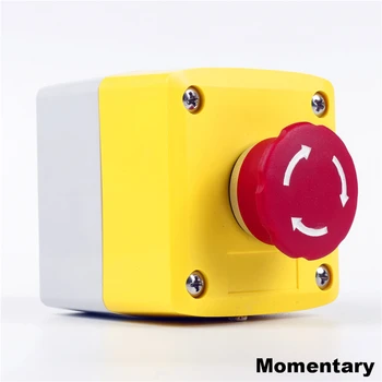 

Emergency Stop Momentary button switch+button BOX GOB-1A-11ZS IP65 Suitable for harsh environment