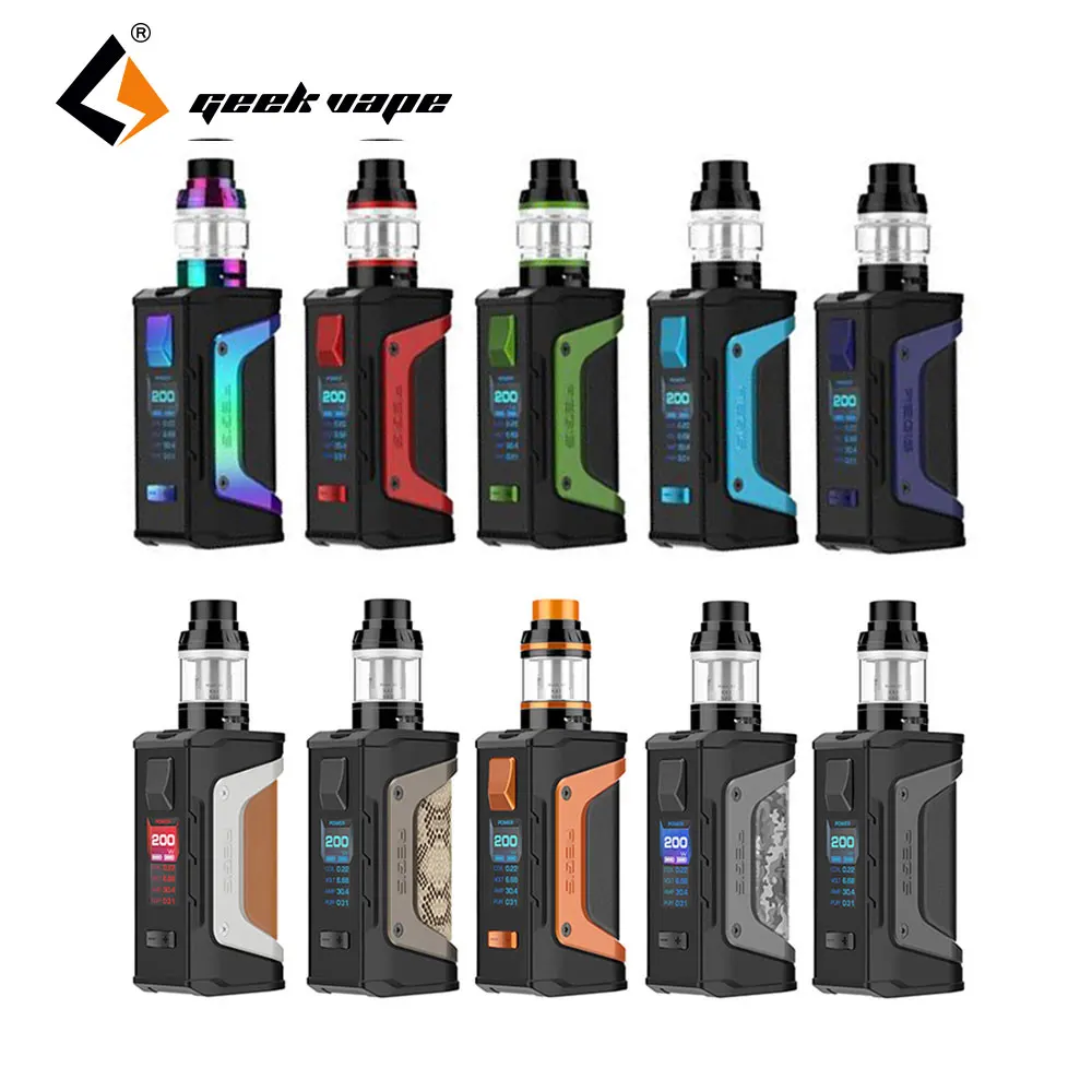 2 шт./лот Geekvape Aegis Legend Kit с 18650 батареи 200 Вт Box Mod Aero Mesh Coil Tank | Электроника