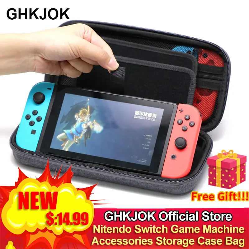 Original NEW EVA Hard Shell Case for Nintend Switch Games Steering Wheel Grip Caps Controller Charger Travel Waterproof Game Bag Original NEW EVA Hard Shell Case for Nintend Switch Games Steering Wheel Grip Caps Controller Charger Travel Waterproof Game Bag