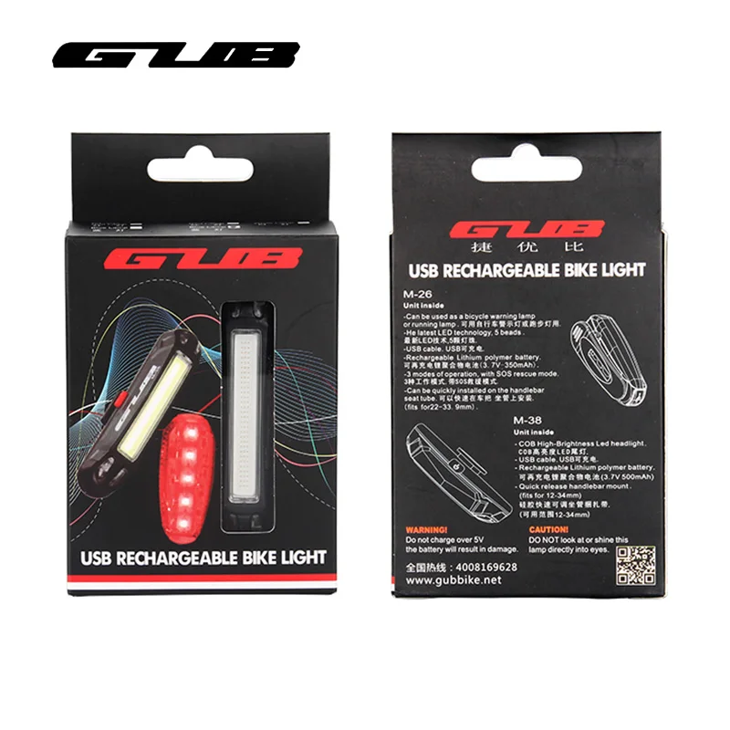 Clearance 100Lumens 3Color Bicycle Rear Light Red Blue Black LED Taillight MTB Road Bike USB Rechargeable Tail Light Back Lamp for Cycling 4