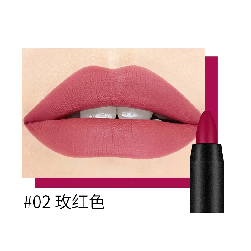Горячий сексуальный розовый красный блеск для губ водостойкая жидкая матовая губная помада стойкая черная губная помада набор модная корейская косметика