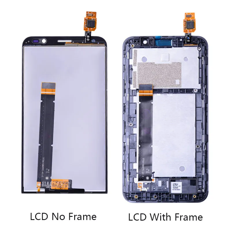 Цена Дисплей для ASUS Zenfone Go ZB551KL LCD в сборе с тачскрином на рамке Оригинал черный