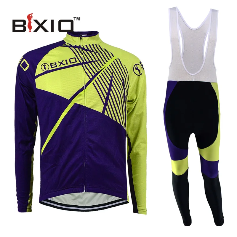 Bxio Прохладный Велонаборы Roupa Ciclismo masculino Высокое качество гоночный велосипед спортивная одежда Бег с длинным рукавом blike одежда 114 - Цвет: winter