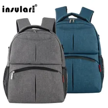 Insulaires Bébé Sac À Langer Sac À Dos pour Poussette Grande Capacité Bolsa Maternidade Coton Sac À Langer 5 Couleurs 1 PC
