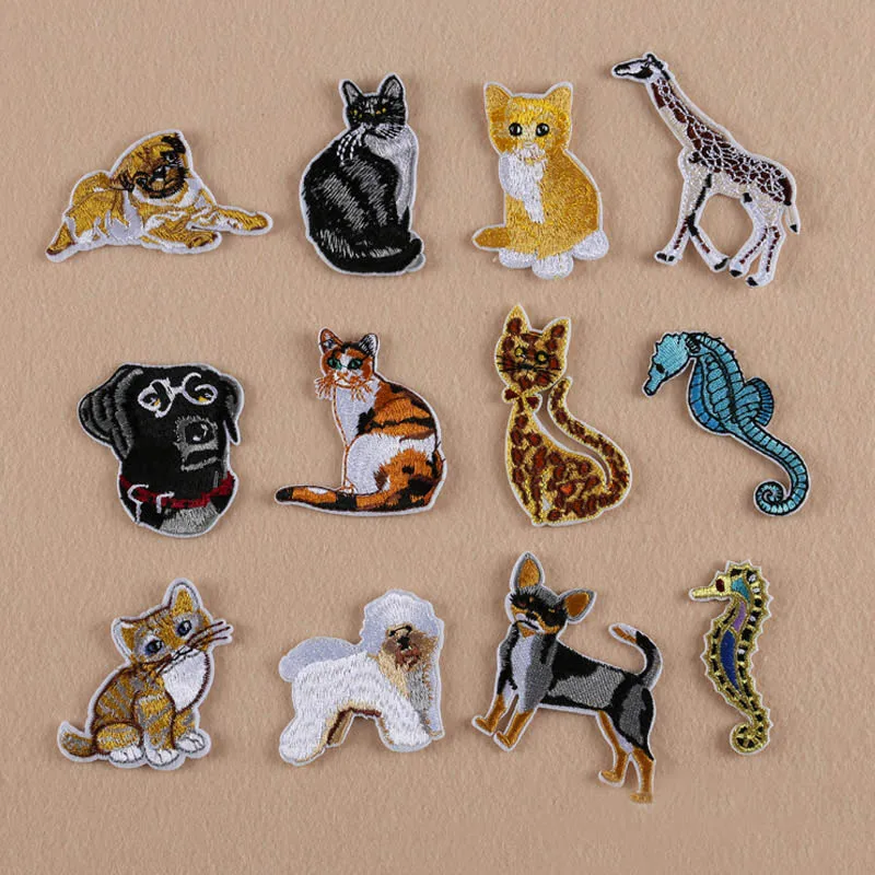 12pcs iron patches for clothing patches applique clothes iron handmade