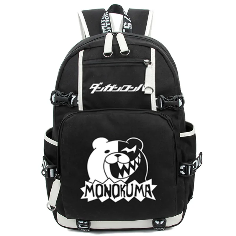  New Arrival Dangan Ronpa Danganronpa Monokuma School Backpack Cosplay Shoulder Bag Luminous Student - 32784125341