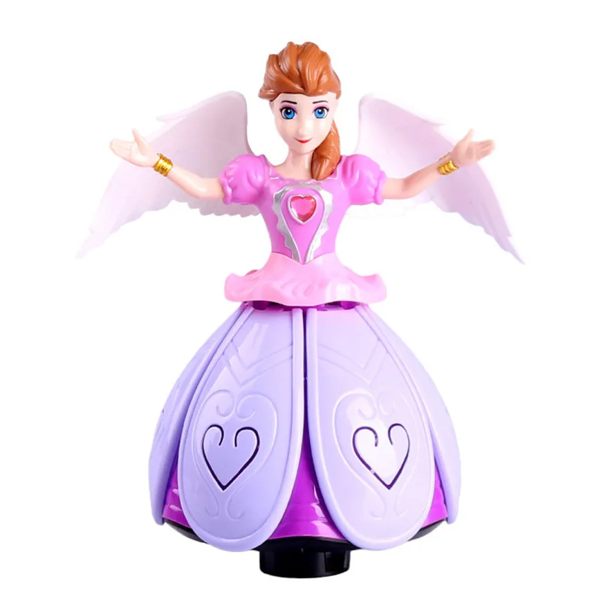 Девушка Танцующая принцесса многофункциональная Музыкальная кукла светодиодный питомец Электронный Робот Sep#2