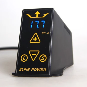 

1Pcs Professional ELFIN POWER Tattoo Power Supply for Tattoo Machine Guns fuentes de alimentacion tattoo power supplies tattoo