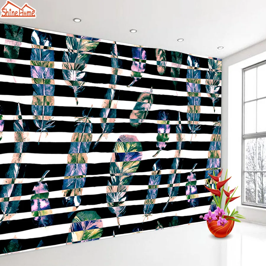 ShineHome Abstract 3d Photo Wall Paper Wallpaper for 3 d Living Room