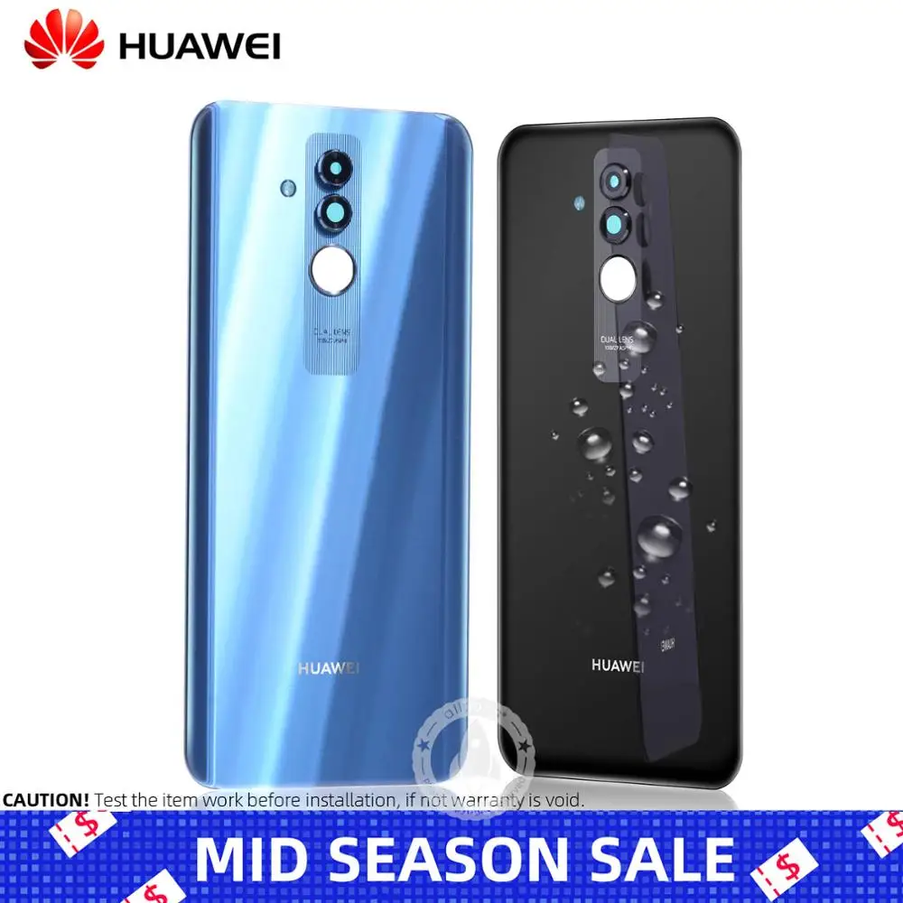 Оригинальный задний корпус для Huawei Mate 20 Lite крышка батареи чехол с клейкой лентой
