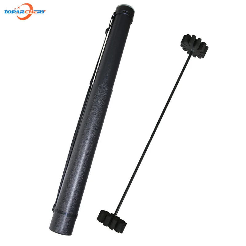 

1 pc 65-100cm Telescopic Archery Arrow Holder Arrow Tube Hunting Bag Quiver with Adjustable Back Strap + 1 pc Arrow Rack Insert