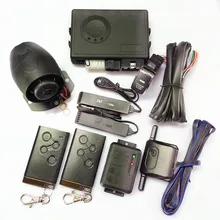 Smartlock SL-980 One-Key Starter Passive Keyless Engine Start /Stop Square Button with 2 Remote Control Burglar Car Alarm System