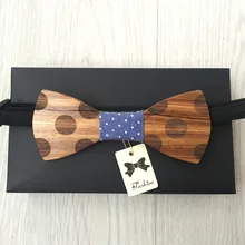 Новинка, Модный свадебный индивидуальный деревянный галстук-бабочка, галстук для мужчин, вечерние, роскошные, красивые