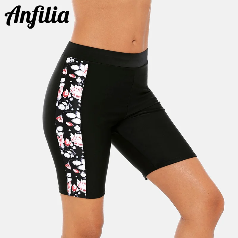Anfilia Women Sport Swimming Trunks Ladies Capris Pants Bikini Bottom Swimwear Briefs Slim Printed Tankini Swimming Trunks Anfilia Women Sport Swimming Trunks Ladies Capris Pants Bikini Bottom Swimwear Briefs Slim Printed Tankini Swimming Trunks