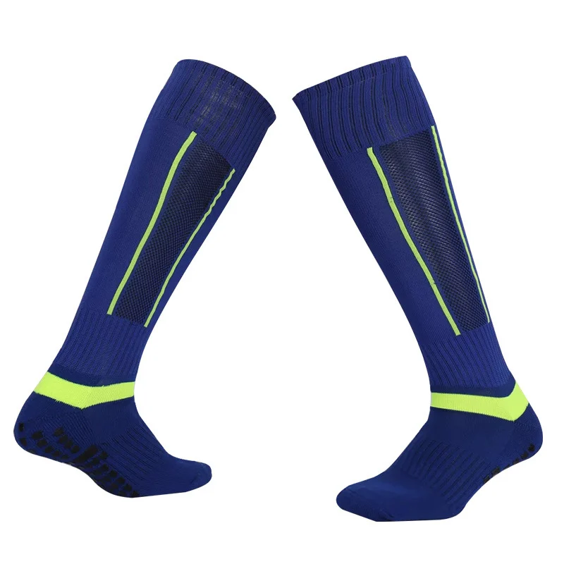 Soccer Anti slip Socks Athletic Knee High Men Sports Football Ankle Leg ...