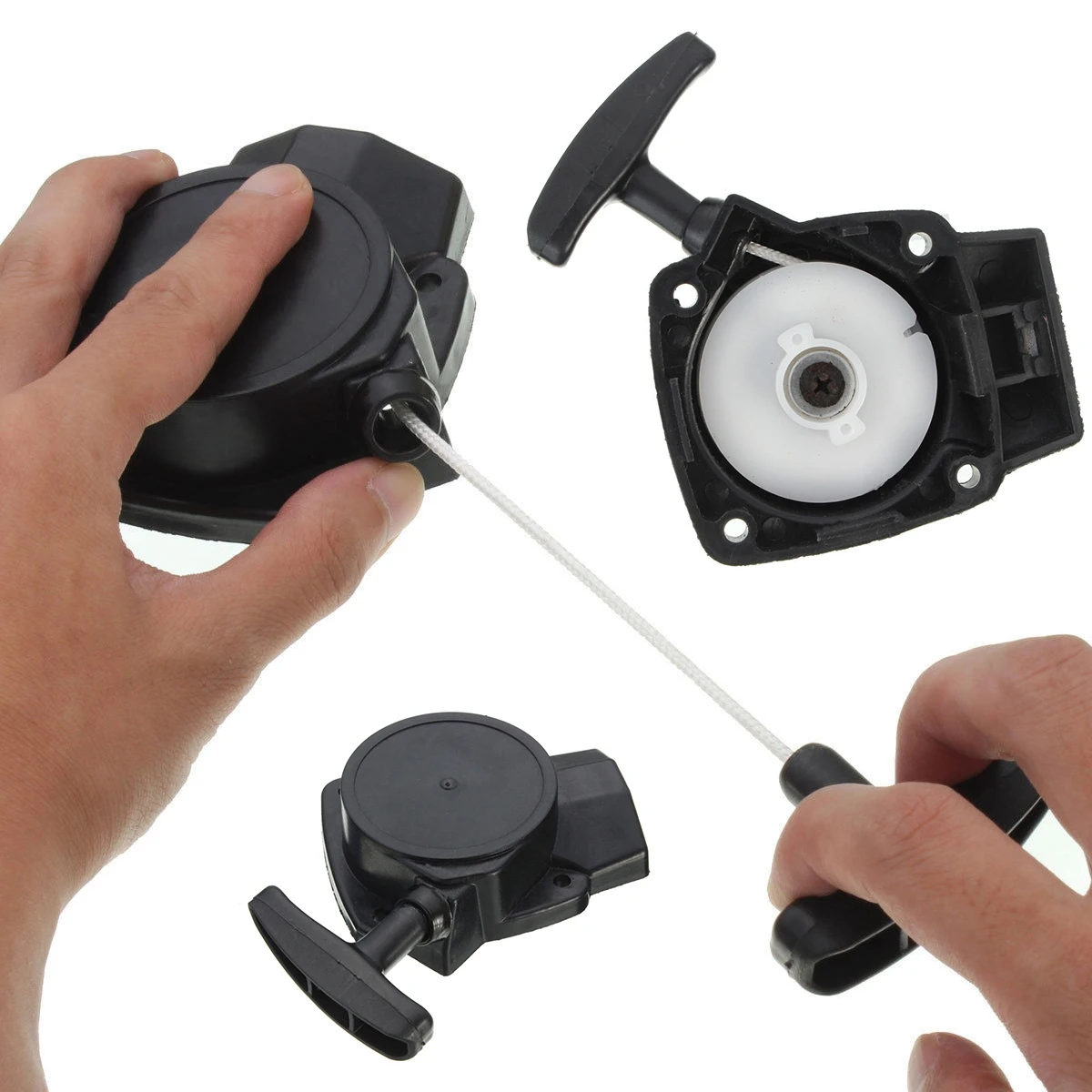 1pc 85mm  Recoil Pull Starter Assembly For Brush Cutter Strimmer Hedge Trimmer Lawnmower