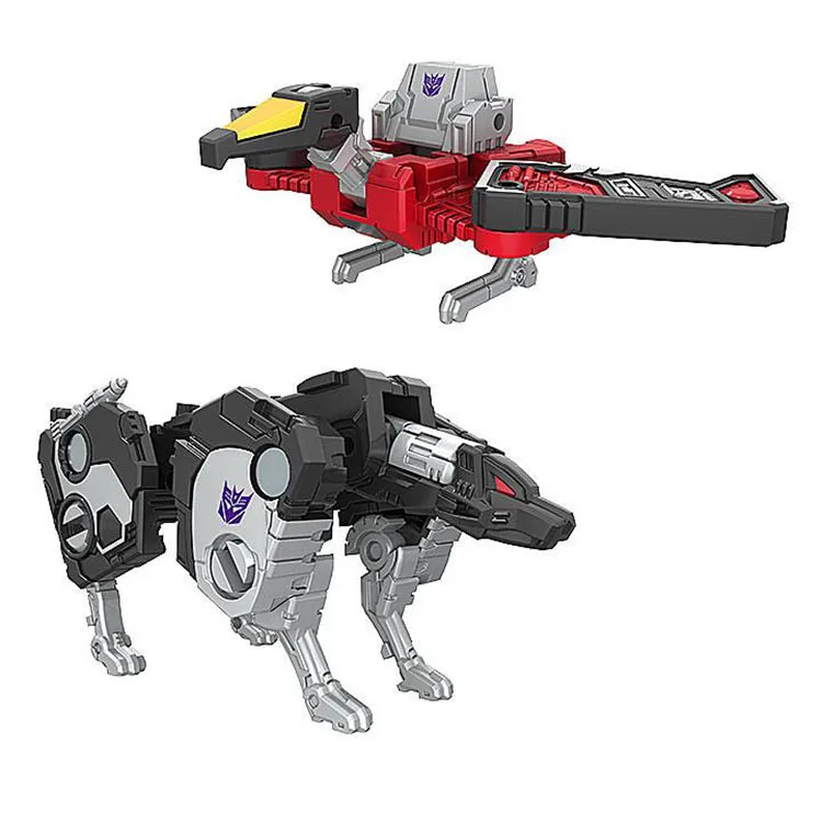 Мини Размер робот осадная война для Cybertron Ravage+ Laserbeak Классические игрушки для мальчиков Детская Коллекция фигурка с коробкой