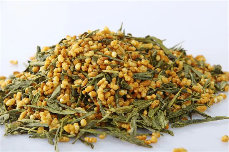 Free Shipping 100g Premium Brown Rice Green Tea Genmaicha Sencha with the rice   Free Shipping 100g Premium Brown Rice Green Tea Genmaicha Sencha with the rice