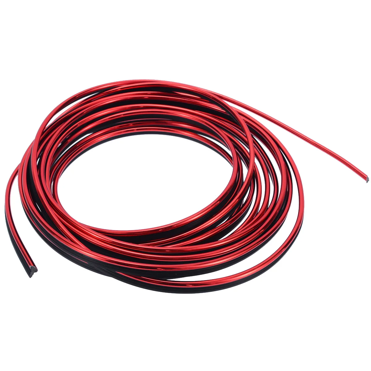 Mayitr 5m Car Styling Strips Trim Decals Interior Door Sticker Moulding Line DIY Red Car Seal Accessories