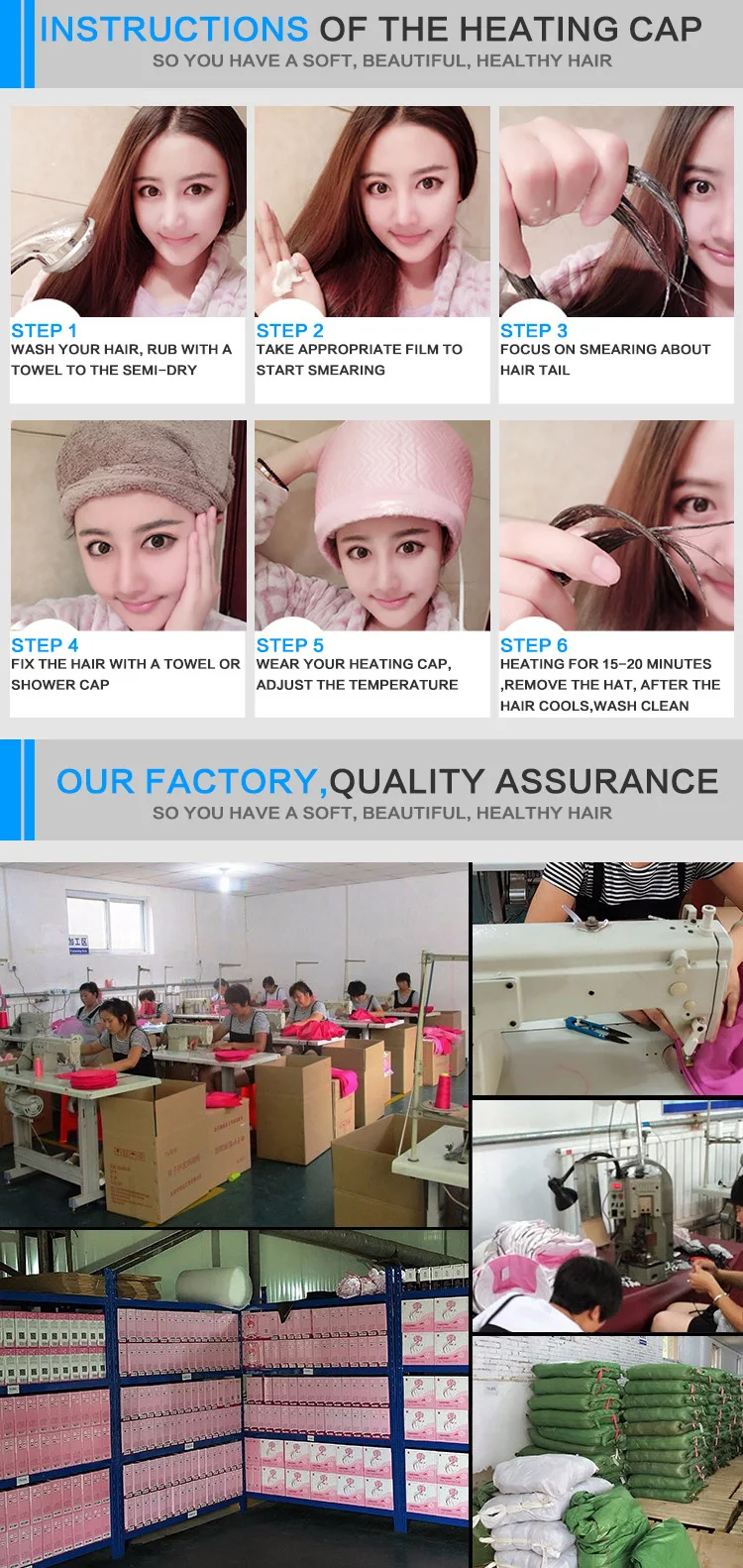 Cuidado do Cabelo Tintura de Cabelo Térmica para Cabelo Aquecimento Eléctrico Filme Nutritivo Cabelo Cap Cap Aquecimento da Marca Mulheres Chapéu Feminino Óleo Touca 7 Cheap heat cap