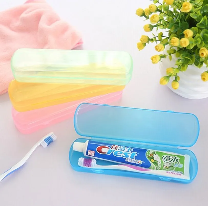 Jelly color travel toothbrush toothpaste boxes portable dental