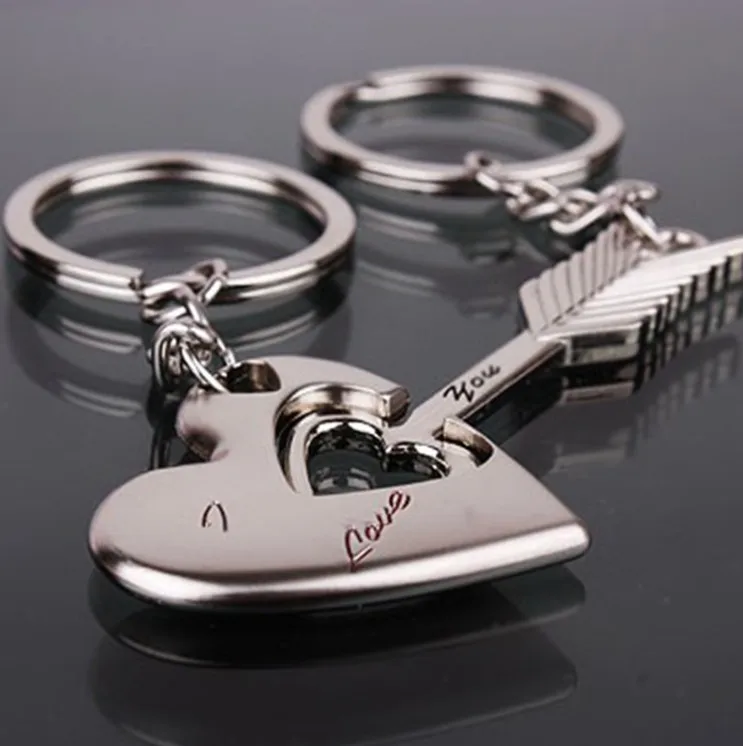

king Rings Valentine Gifts Couple Cupid Arrow Keychain Pendant Christmas Gifts Girlfriend