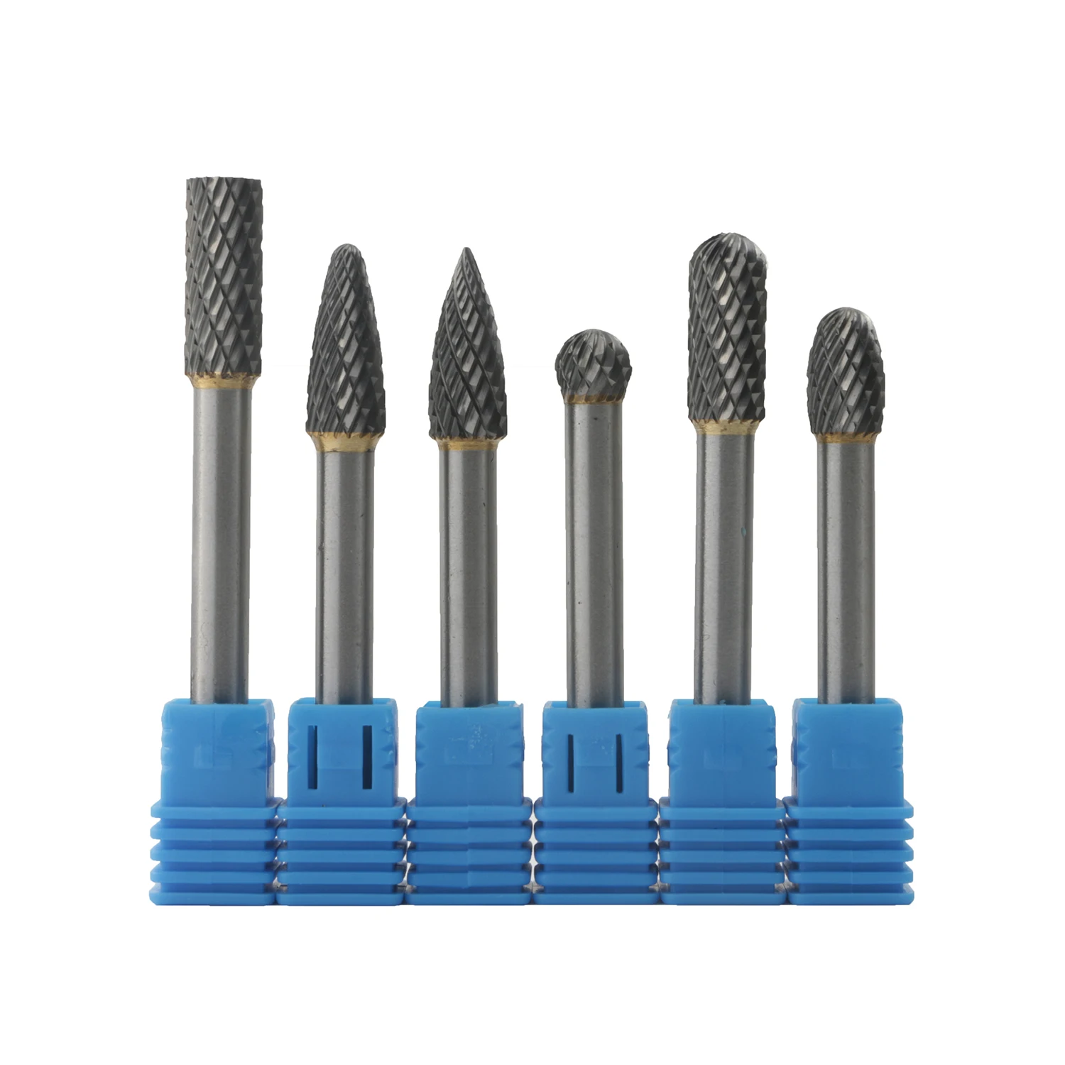 

8mm Double Cut Tungsten Carbide Rotary File Burr 6mm Shank CNC Metal Grinding