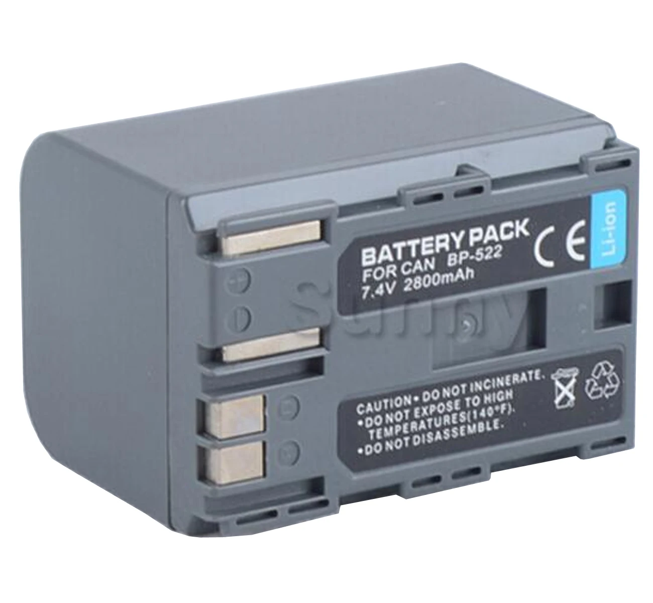 

Battery Pack for Canon Optura 10, 20, 100MC, 200MC, Pi, Xi, Optura20, Optura100MC,Optura200MC,OpturaPi,OpturaXi MiniDV Camcorder