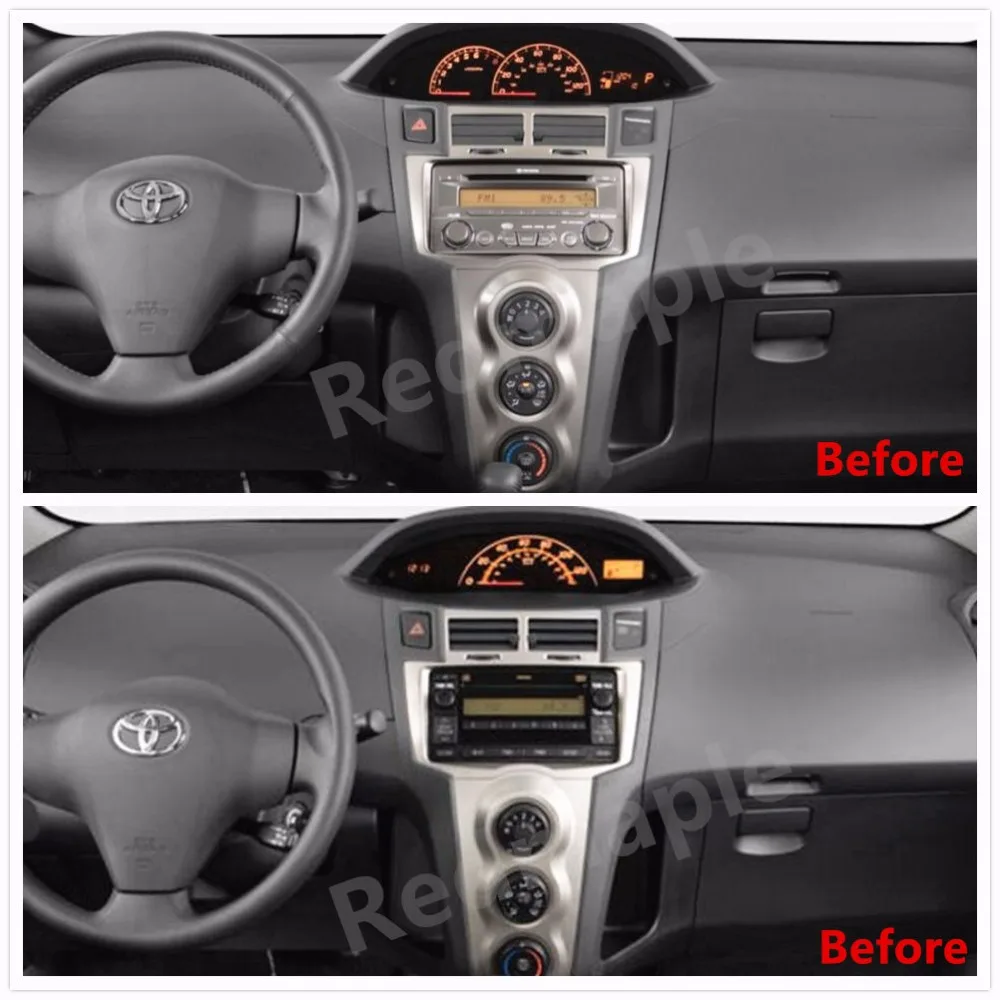 Top IPS Android 9.0 Car DVD player GPS Navigation Multimedia Stereo For Toyota Yaris 2005-2011 Auto Radio Audio Bluetooth Headunit 1