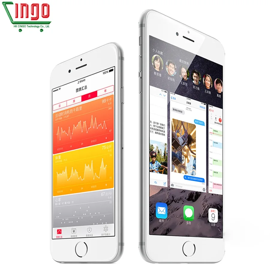 Unlocked Apple IPhone 6 Plus IPhone 6 RAM 1GB ROM 16 64 128GB IOS Dual Core