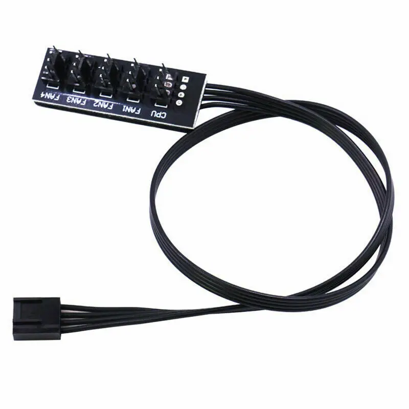 2019 горячий 4PIN концентратор разветвитель pwm 4 порта Компьютерный Вентилятор