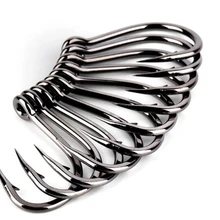 YINGTOUMAN 2 шт./лот 1#12# зеленый Карп крючок для ловли карпа Южное масло гигантский морской крючок черный рыболовный крючок злодей железные острые рыболовные снасти