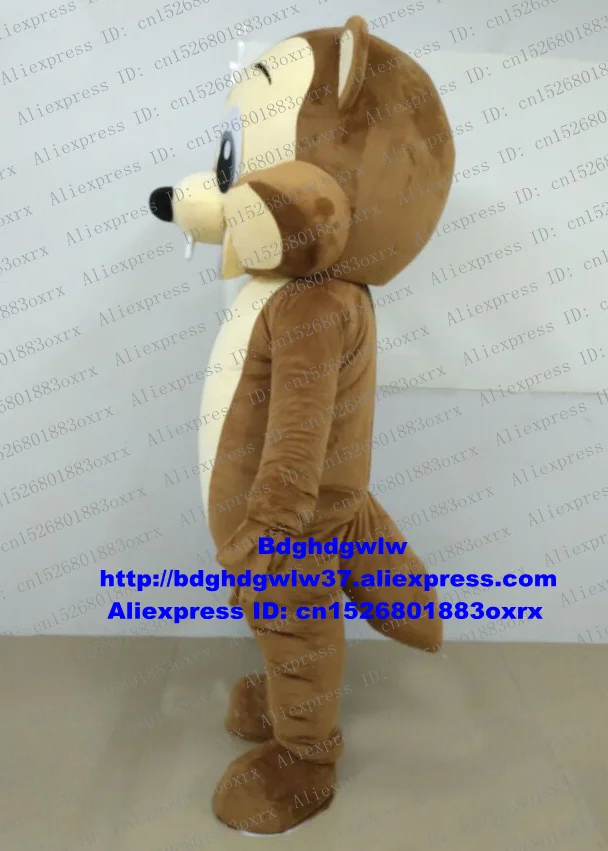 Коричневая белка Бурундук Chipmuck Chippy Eutamias маскот костюм персонажа из мультфильма COSPLY ролевые приветственные приемы zx2159