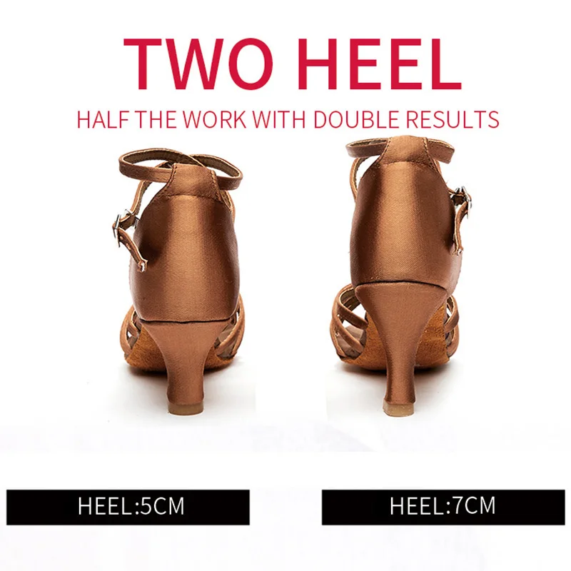 YHDS New Latin Dance Shoes For Women Girls Tango Salsa Ballroom Dance High Heels soft Dancing Shoes 5/7cm Ballroom Dance shoes YHDS New Latin Dance Shoes For Women Girls Tango Salsa Ballroom Dance High Heels soft Dancing Shoes 5/7cm Ballroom Dance shoes