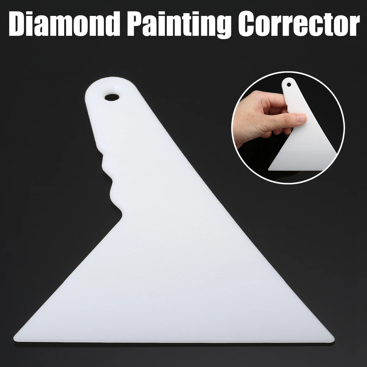 DIY Full Neat Diamond Painting Corrector Plastic Correction  Mold Cross Stitch Drawing Tool Diamond Painting Corrector Adjuster