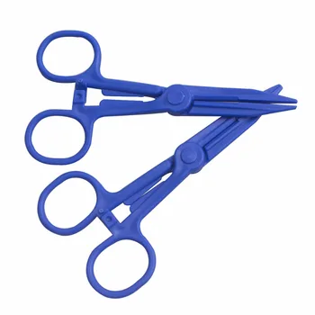 

100 pcs Plastic Surgical Disposable Hemostat Forceps Body Piercing Clamp Sponge