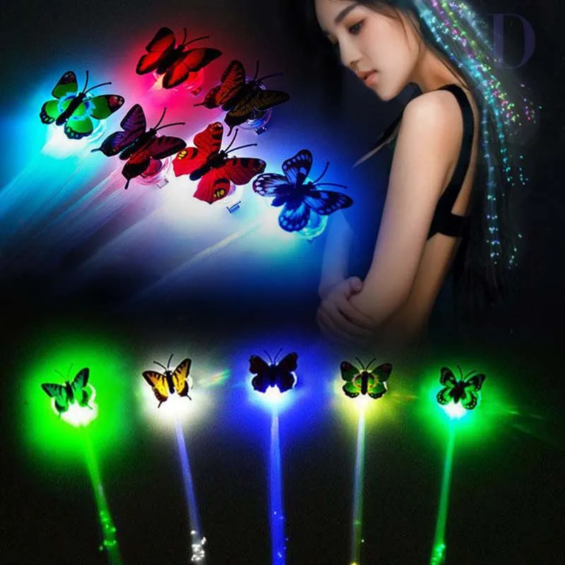 

LED Hair Braid Christmas Toys Glowing Flashing Toys For Children Kids Girls New Year Gift Garland Juguetes Brinquedo Speelgoed