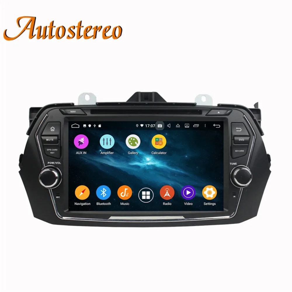 Clearance DSP Car CD DVD player Android 9.0 8-core Car GPS navigation for Suzuki CIAZ Alivio 2014-2016 radio mirror link mp3 video player 3