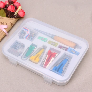 

Sewing DIY Job Foot Case Tools Quilting Hemming Sewing Tools Tape Bias Maker Folder Binding Tool Sets Fabric Clover