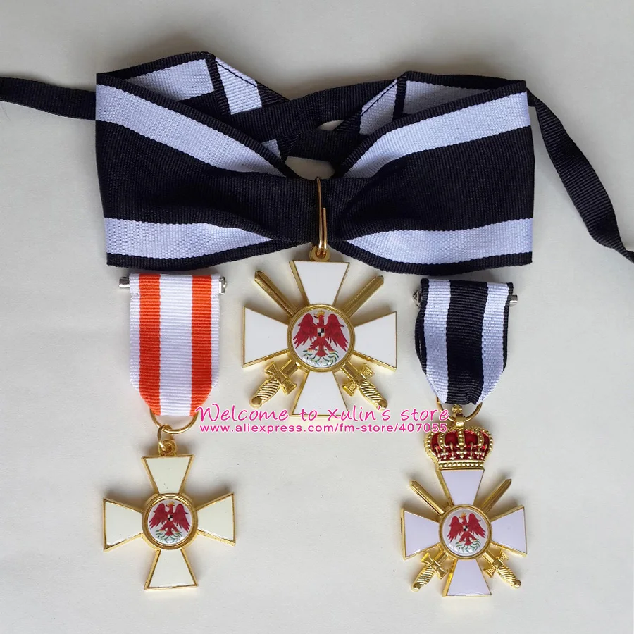 

XDT0020 3 Pcs Different Styles Imperial and Royal Order of the Red Eagle Order of Chivalry of the Prussia DE Roter Adlerorden