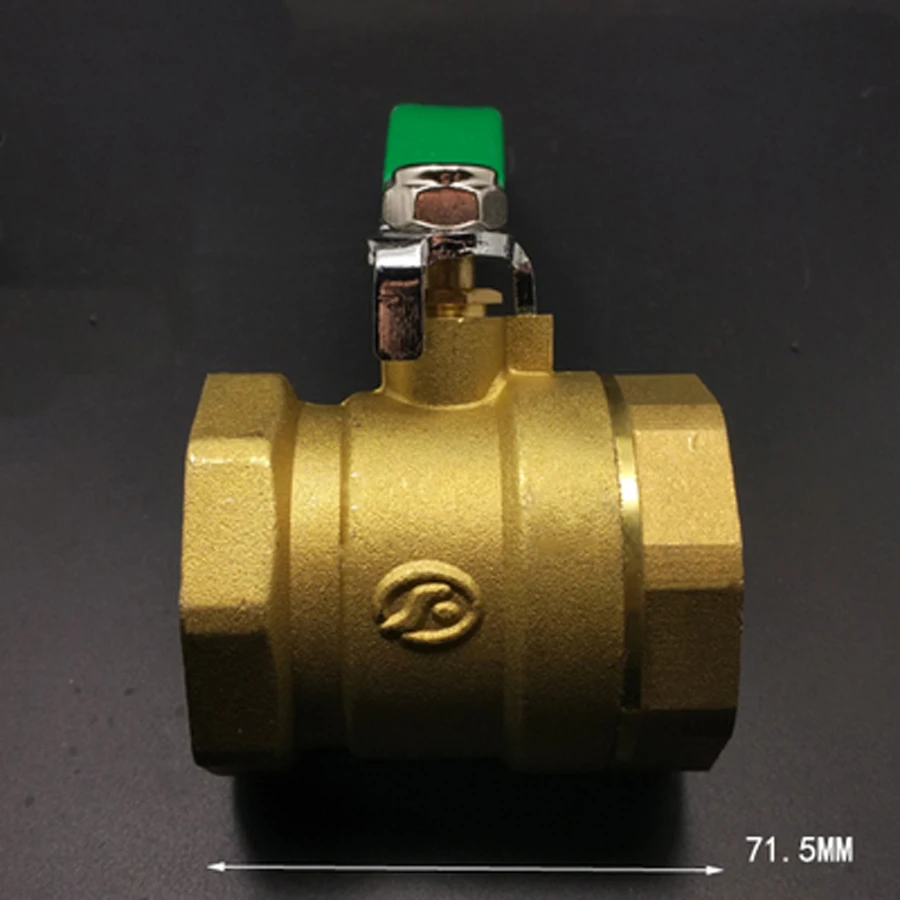 DN40 1-1/2&quot BSP Female Mid-Body Brass Ball Valve Water Gas With Handle | Обустройство дома