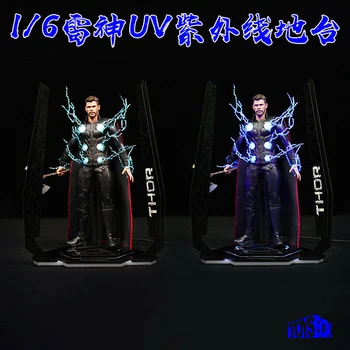 

Toys box Avenger 1/6 Scale Thor's platform UV reflection with Light Model Action Figure Scene Accessories for 12'' Action Figure